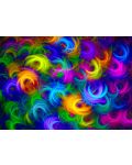 Puzzle Enjoy de 1000 de piese - Pene abstracte de neon - 2t